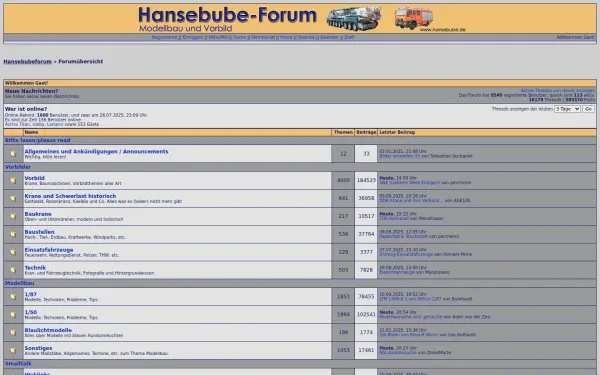 www.hansebubeforum.de