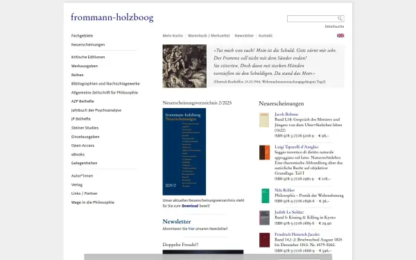 www.frommann-holzboog.de