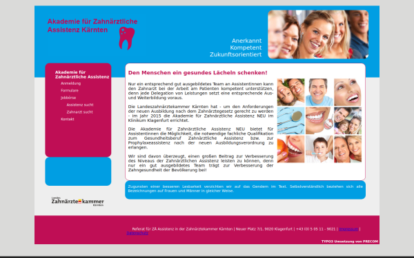 zahnarztassistentinnen-kaernten.at