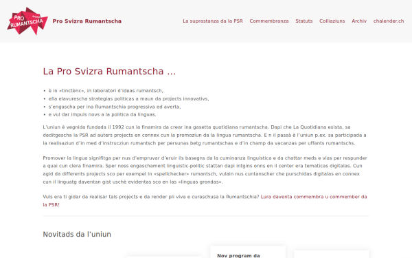 www.rumantsch.ch