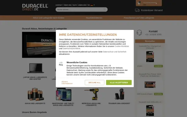 www.duracelldirect.de