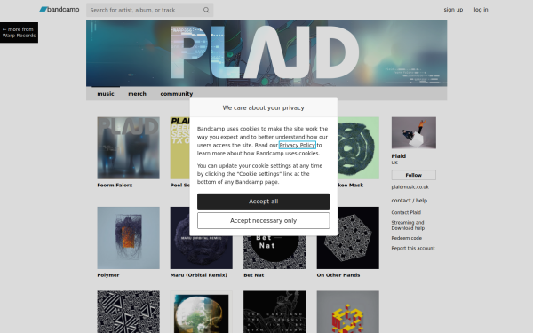 plaid.bandcamp.com