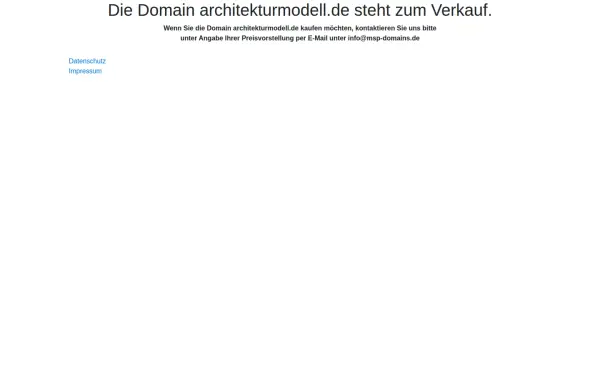 architekturmodell.de