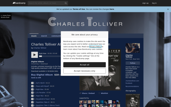 charlestolliver.bandcamp.com