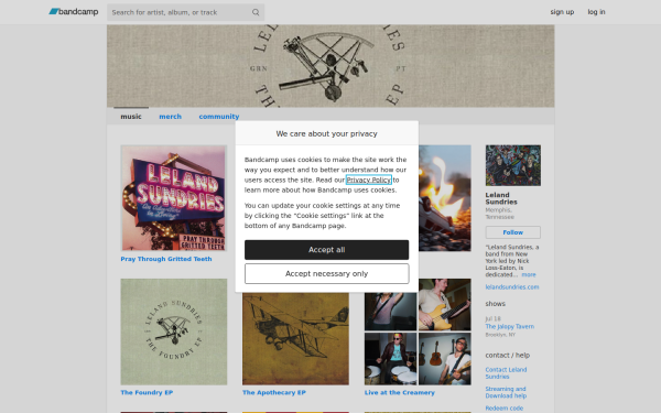 lelandsundries.bandcamp.com