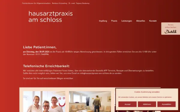 www.hausarztpraxis-am-schloss.de