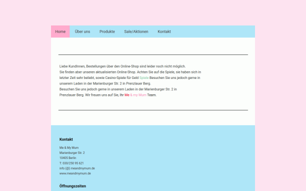 www.meandmymumshop.de