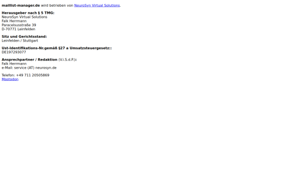 maillist-manager.de