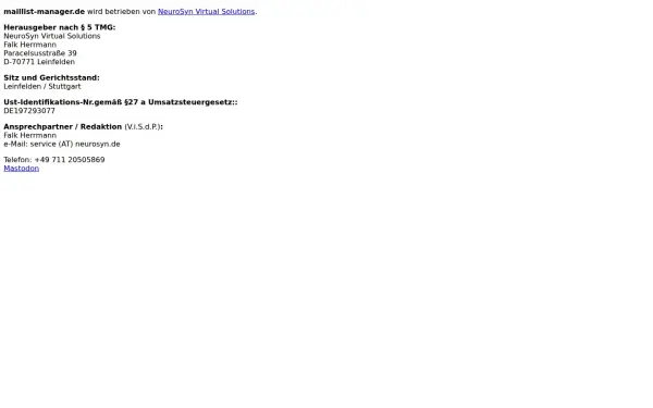 maillist-manager.de
