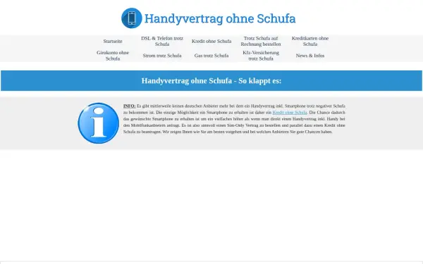 www.handyvertrag-ohne-schufa24.de