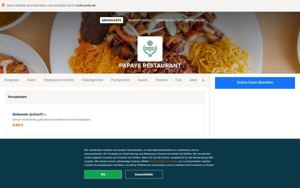 www.papayerestaurant.de