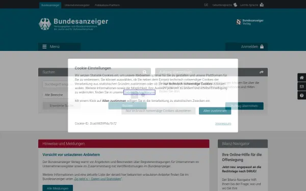 www.bundesanzeiger.de
