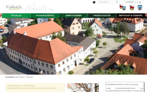 www.markt-kuehbach.de