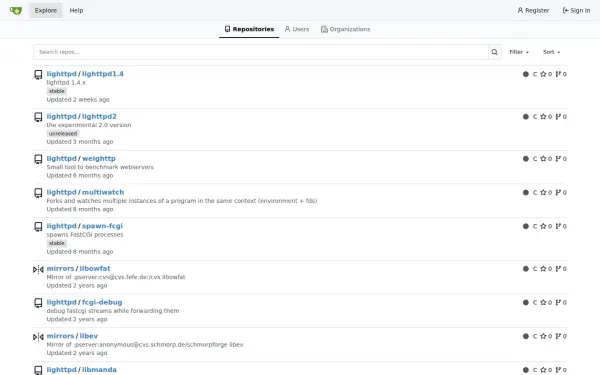 git.lighttpd.net