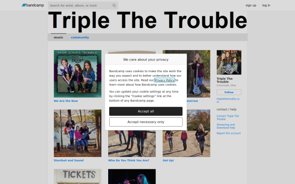 triplethetrouble.bandcamp.com