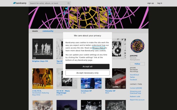 jeromeworldwide.bandcamp.com