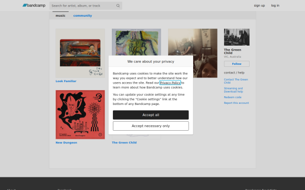 thegreenchild.bandcamp.com