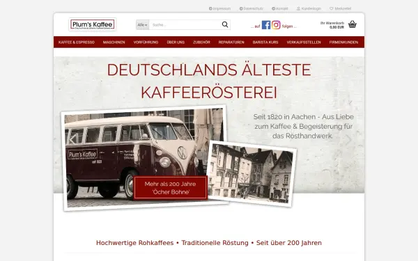www.plumskaffee.de