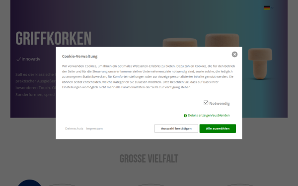 griffkorken.de
