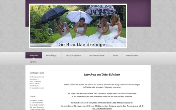 www.die-brautkleidreiniger.de