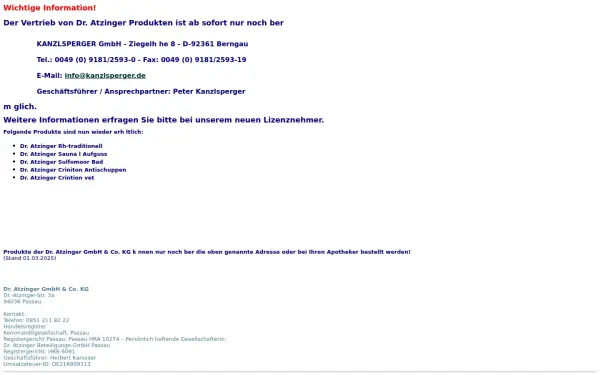 dr-atzinger.de