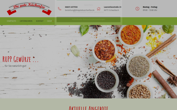 www.diegutekuechenfee.de