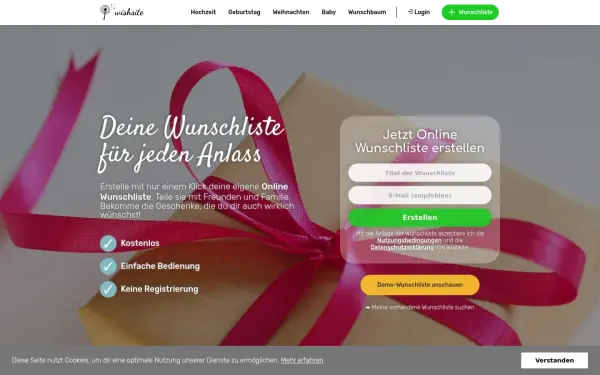www.wishsite.de