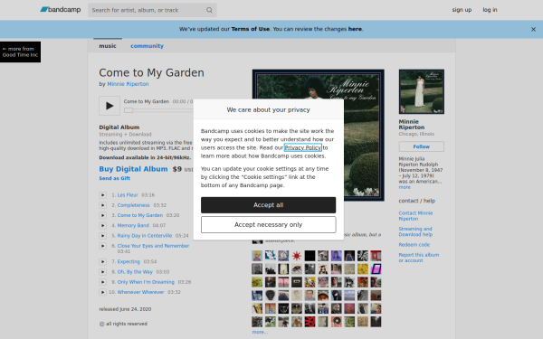 minnieriperton.bandcamp.com