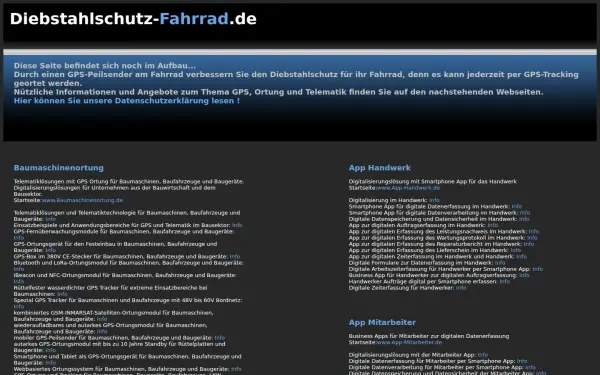diebstahlschutz-fahrrad.de