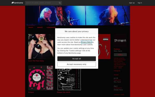 pythiesband.bandcamp.com