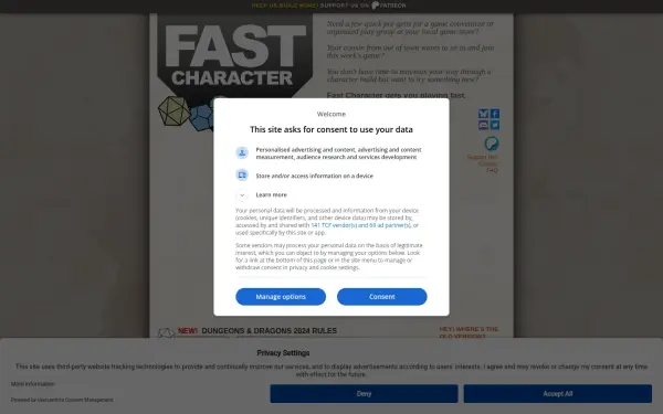 fastcharacter.com