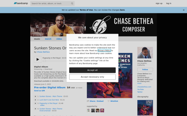 chasebethea.bandcamp.com