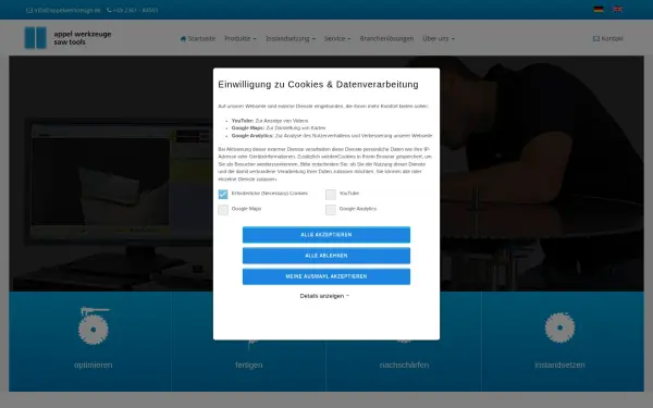 www.appelwerkzeuge.de