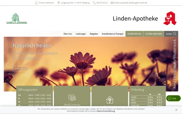www.linden-apotheke-bedburg.de
