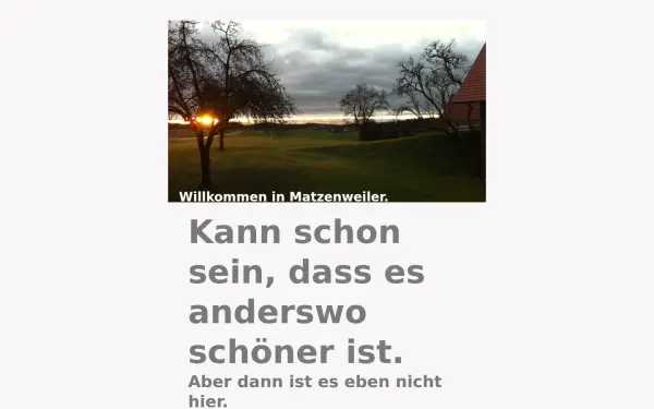 matzenweiler.de