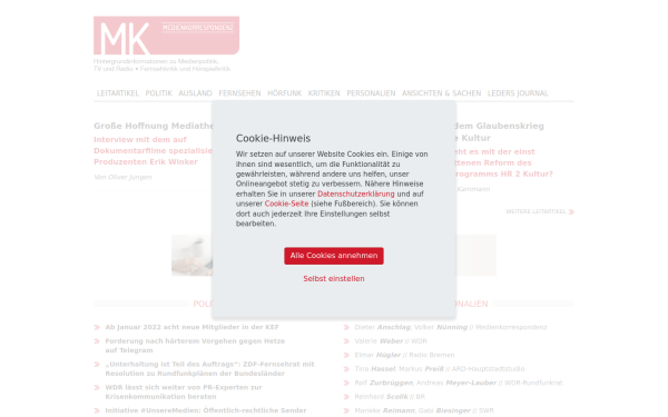 www.medienkorrespondenz.de