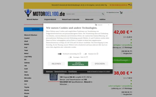 www.motoroel100.de