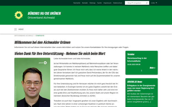 gruene-aichwald.de