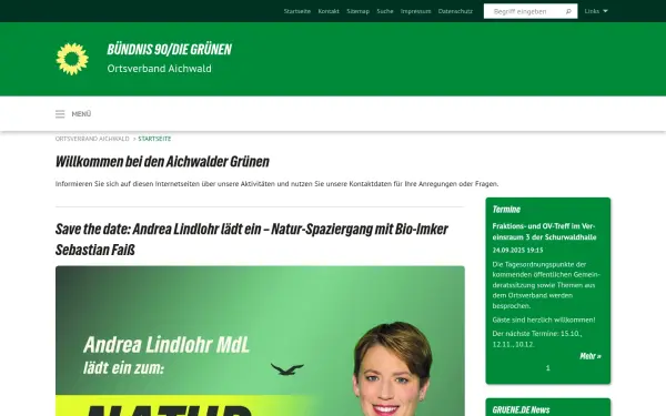 gruene-aichwald.de