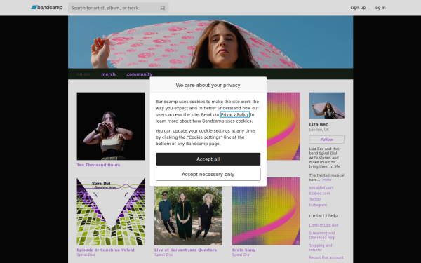 lizabec.bandcamp.com
