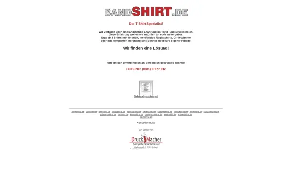 bandshirt.de