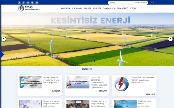 www.tedas.gov.tr