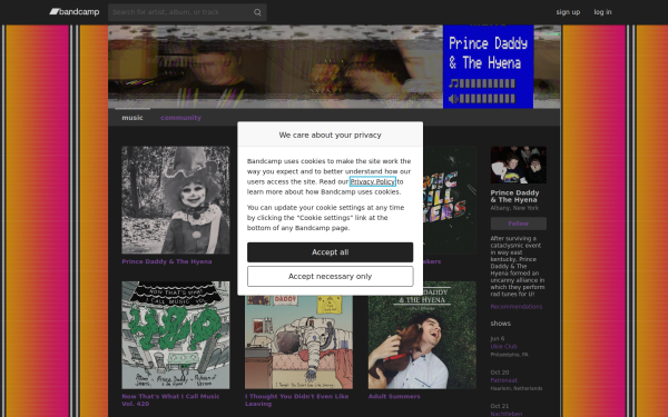 princedaddyandthehyena.bandcamp.com
