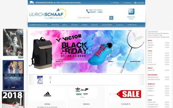 www.badmintonversand.de