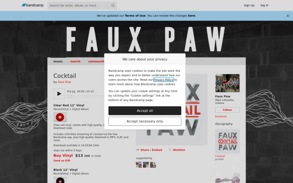fauxpaw.bandcamp.com