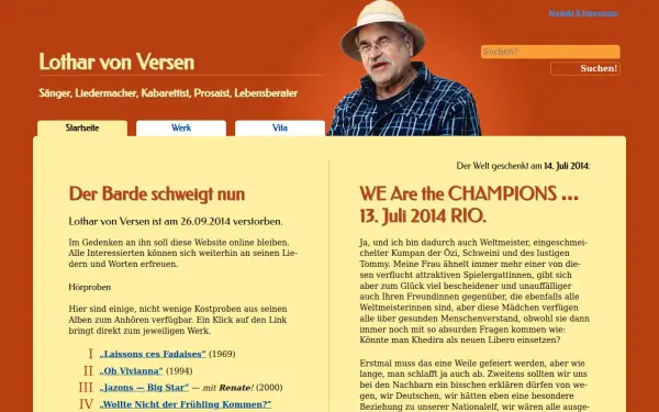 www.lotharvonversen.de