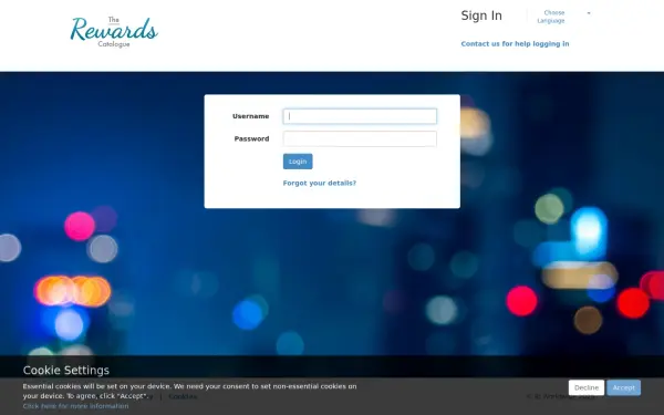 www.therewardscatalogue.com