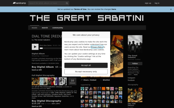 thegreatsabatini.bandcamp.com