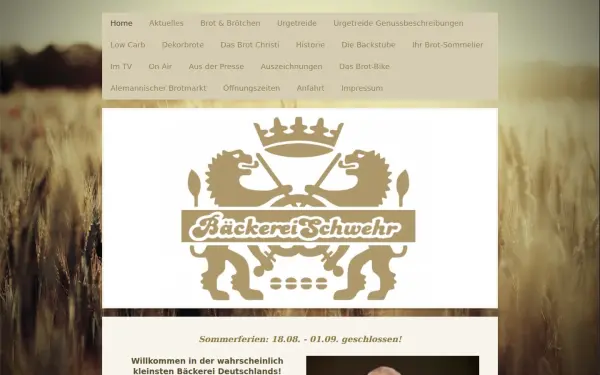 www.baeckereischwehr.de