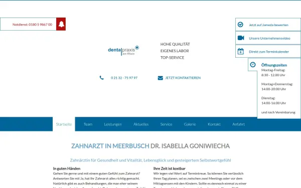 www.dentalpraxis-am-rhein.de